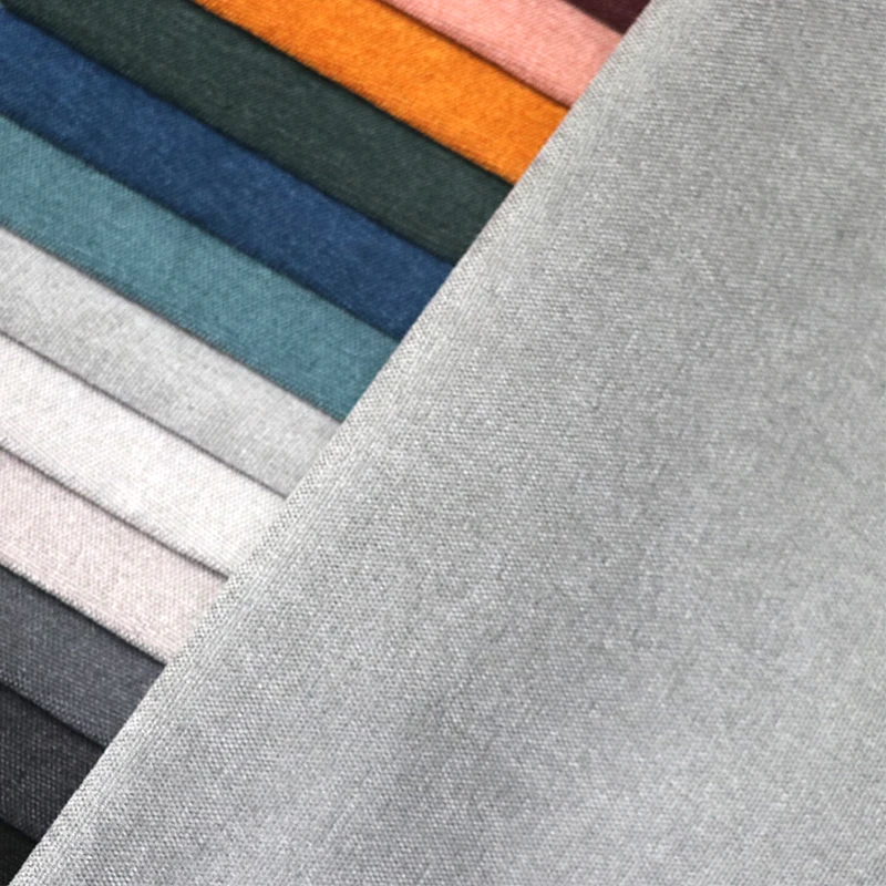 2470 Home Upholstery Easy Clean 100% Polyester 142cm 260gsm Waterproof Pillows Covers Woven Chenille Fabric for Sofa