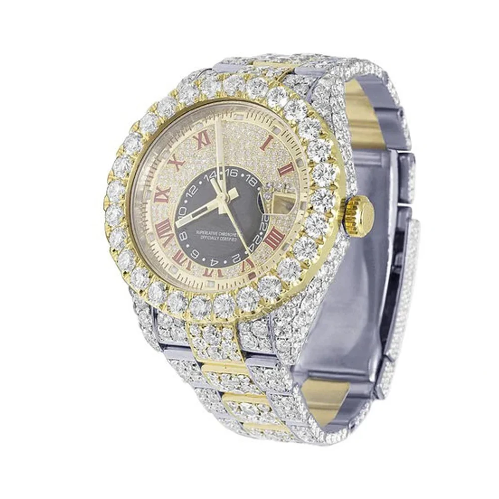 Superior Quality Moissanite Diamond Watch at Affordable Price from India at Best Price Selling