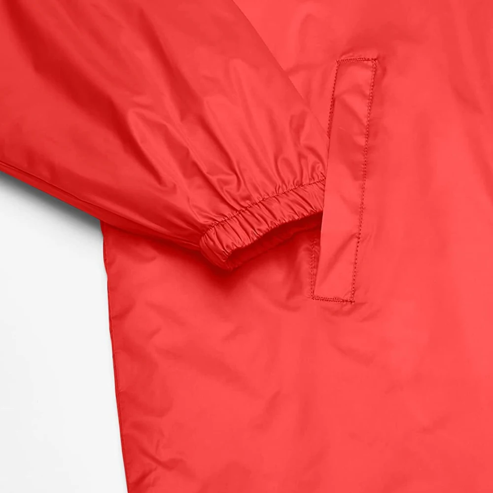 Wholesale Durable Coaches Jacket Water-Resistant Nylon Polyester Front Pockets Button Closure Outdoor Field Usage Coaches Jacket