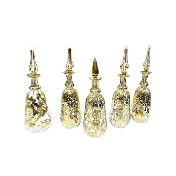 Factory Price High Quality Small Fancy Egyptian Glass Bottle Custom Wedding Favors Ultimate Vintage Boho & Agamy Perfume Bottles