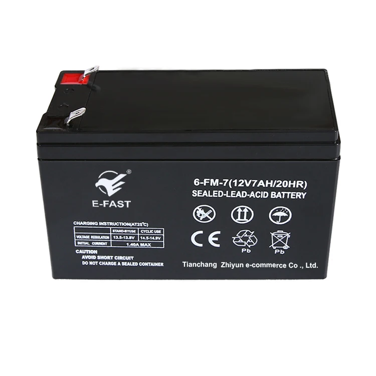 TOP SALE E-Fast Battery Deep Cycle Lead Acid Battery 12V 6Ah 7Ah 9Ah 12Ah GEL AGM Battery with best price
