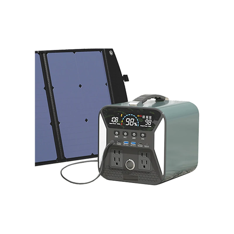 Wholesale UA301 Portable Power Station Emergency Solar Generator LED Light Fast Charging Energy Storage Battery EU Plug Home Use