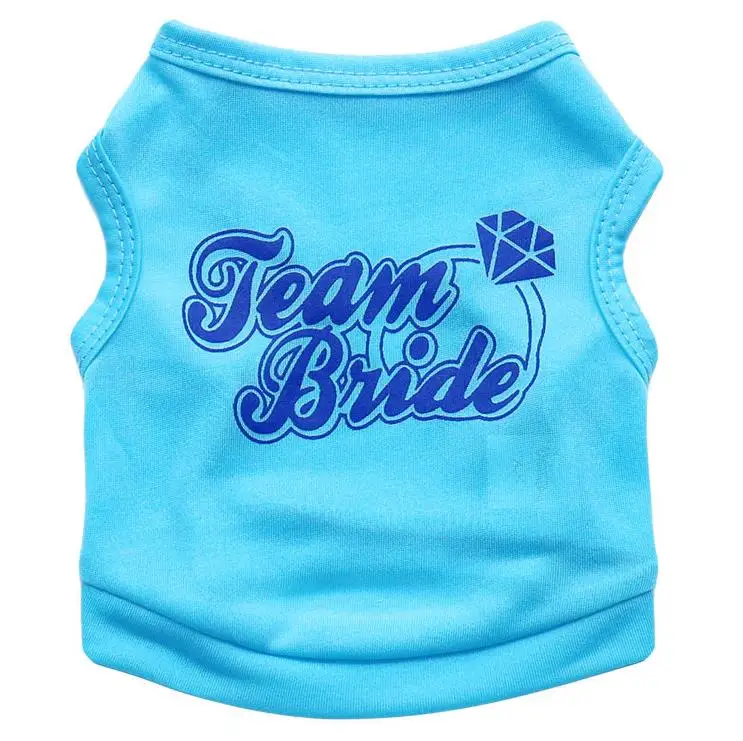 Wholesale Pet Clothing Cat Dog Clothes Summer Dog Vest Apparel Puppy Blank T-shirt