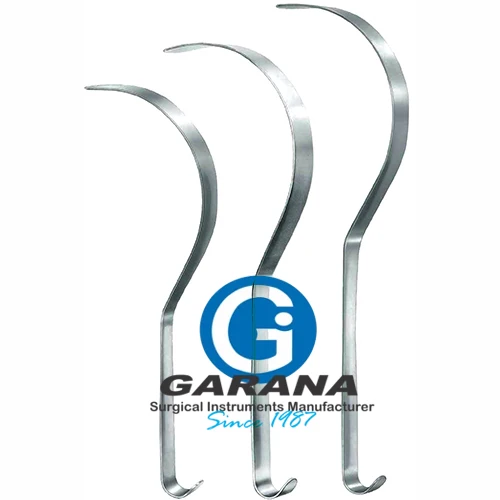 Deaver Retractor Curved Blade Abdominal Retractor Stainless Steel Surgical Retractors