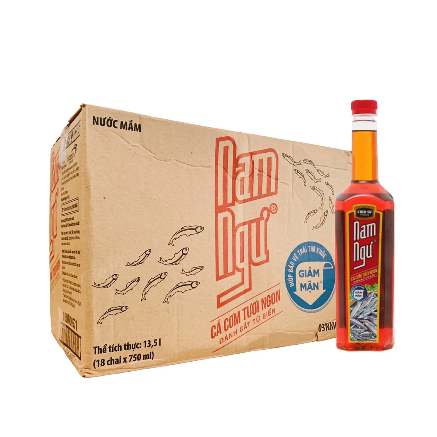 Namn Ngu Fish Sauce PET Bottle 750ml Exporter Bulk High Quality Fish Sauce Form Vietnam 100% Pure for Tasty Meal Seafood Sauces