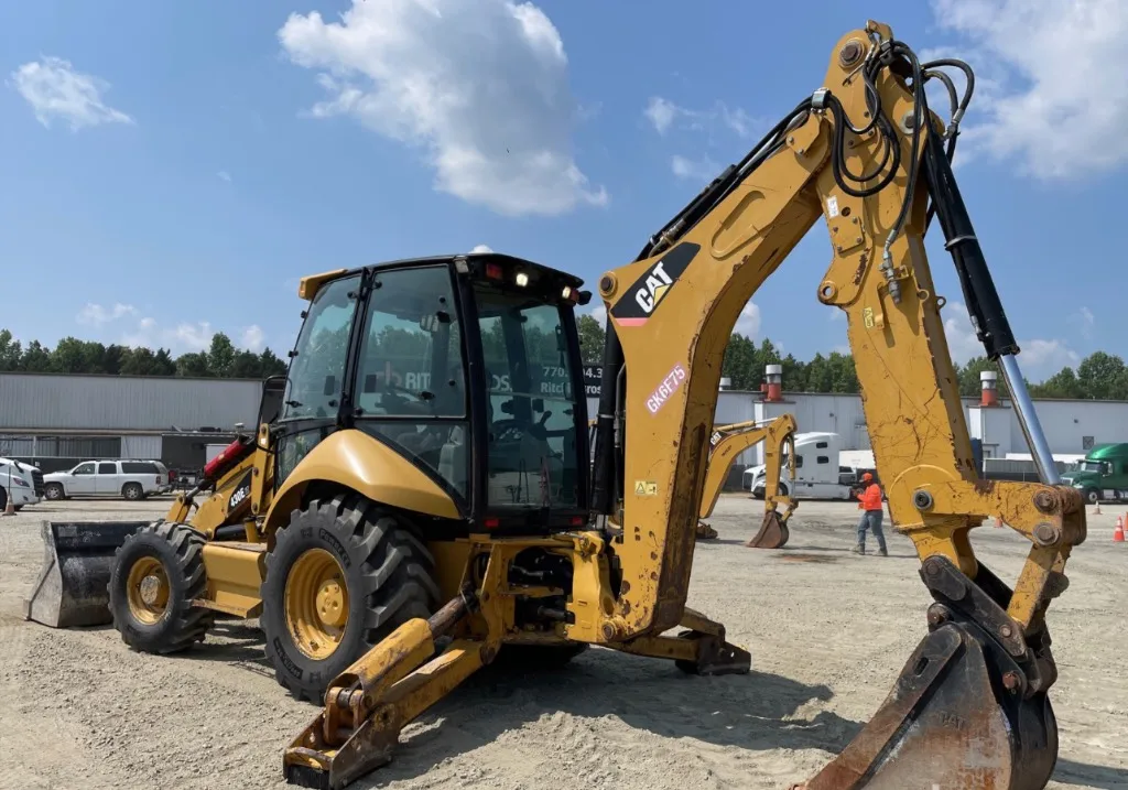 Экскаватор-погрузчик CAT 430F/подержанный гусеничный 420 погрузчик для продажи 4x4
