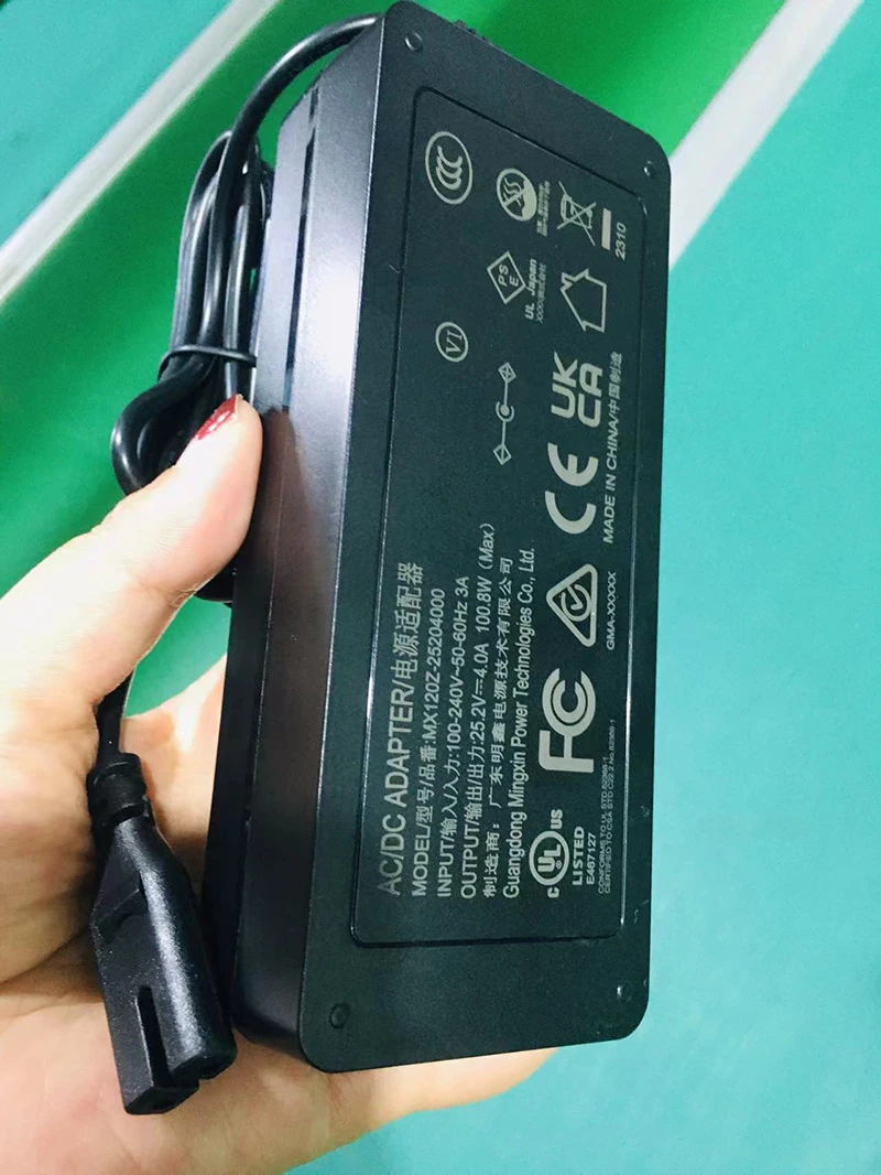 DC24V 25.2V 100W Power Supply for 6-string Lithium Battery Pack with UL UKCA CE GS