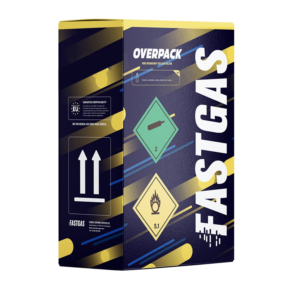 615g  FastGas Whip Cream Tank Chargers at Wholesale Price + FREE Nozzle