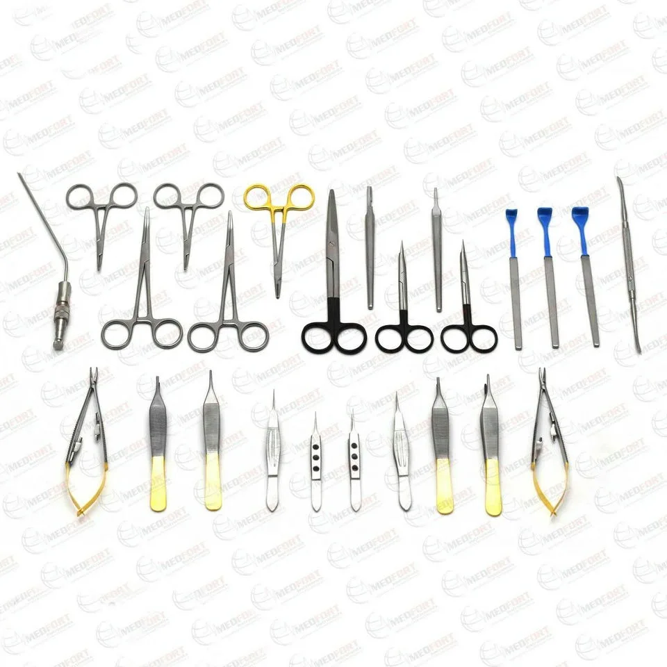 Brand New Premium quality Seiff Blepharoplasty Set of 25 Pieces Plastic Surgery Products Stainless Steel