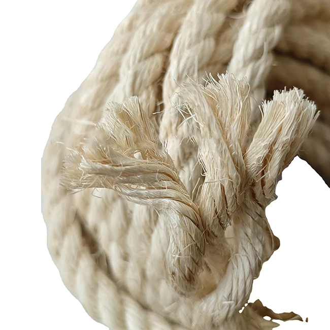 Outdoor application good quality 6-44mm braid hemp jute rope