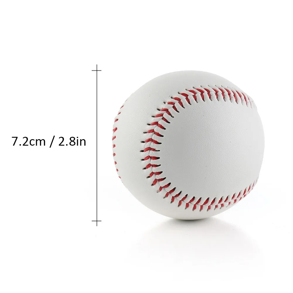 High Quality 9 Inch College Leather Baseball Official Practice Ball Professional Games Factory Standard Size Printed Technique