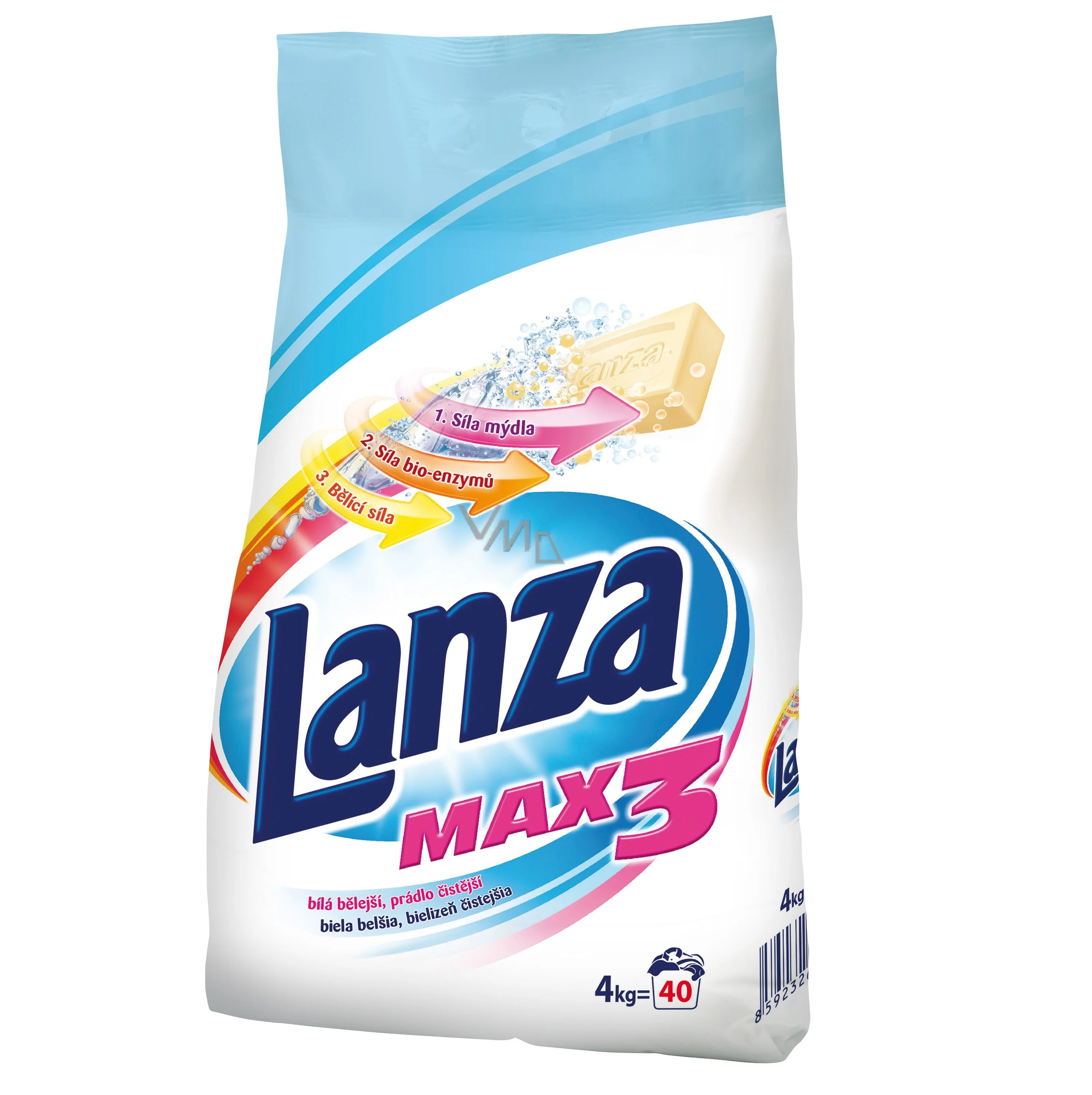 Lanza Washing Machine Refill, 18 Measurements, Light Blue, 1125 g