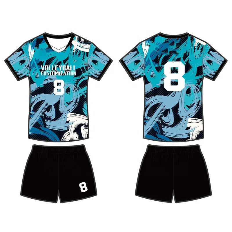Latest Style Wholesale Custom man Beach Volleyball Jerseys Sublimated Volleyball Uniform