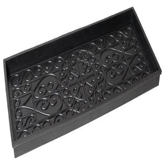 Long Fancy Design Decoration Luxury Standard Rectangle Shape Decorating Boot Serving Tray