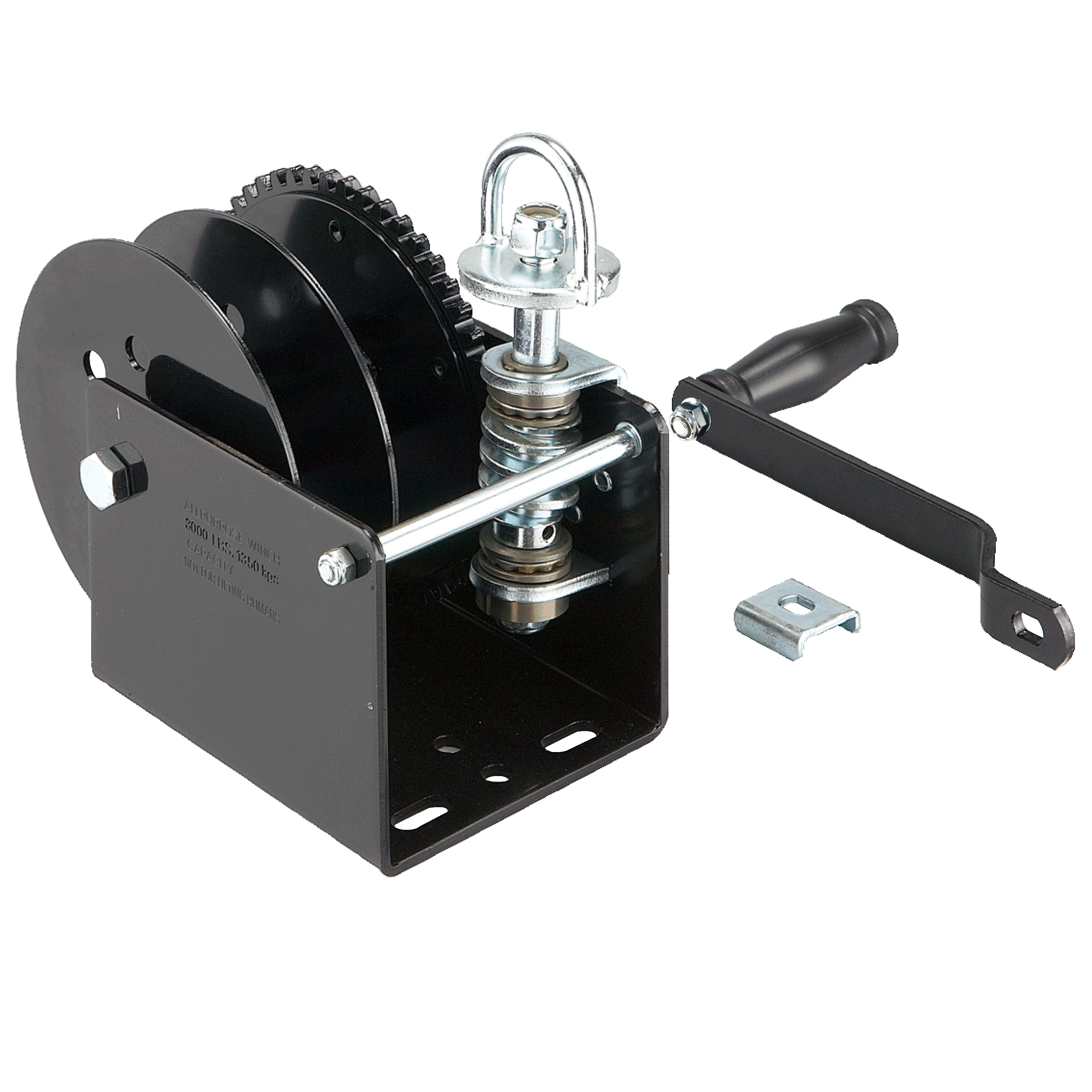 Factory wholesale 600kg Hand manual Two way ratchet Worm Gear Winch