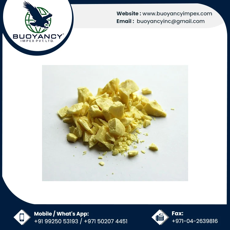 Chemical Grade Top Selling Lump Sulphur Indian Bulk Wholesale Manufacturer