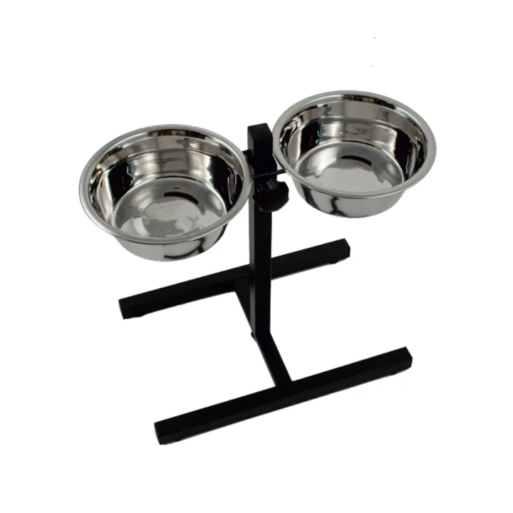 Stainless Steel Raised Footed Food Bowl 0,9 Lt 1 Qt For Pet Dog And Cat 4 PCS Whosale Pet Products