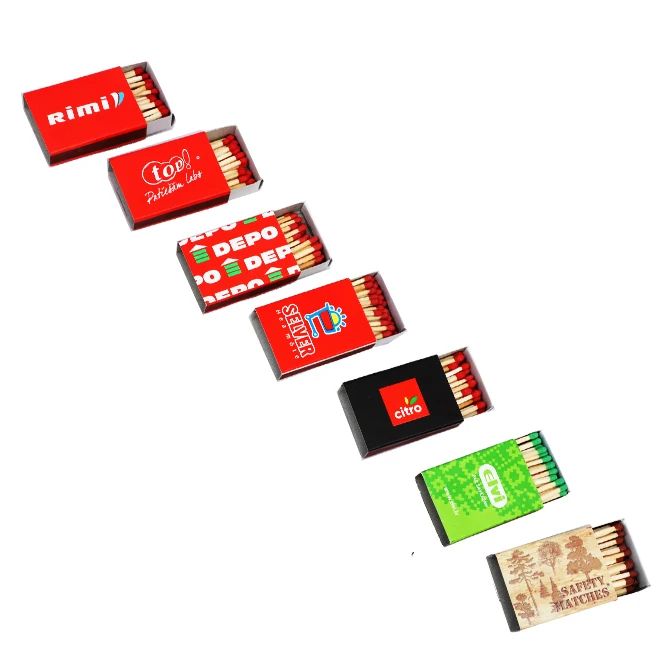 Best Quality Wooden stick matches indian household matches of size 52 x 35 x 12 mm with carton box packing