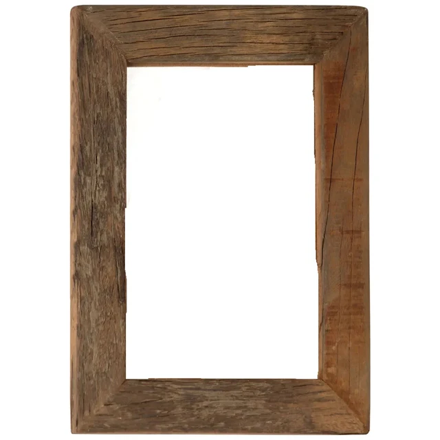 Protective Wooden Photo Frame Finished Tabletop Mounting Type Picture Mirror Frame In White Color Cheap Price