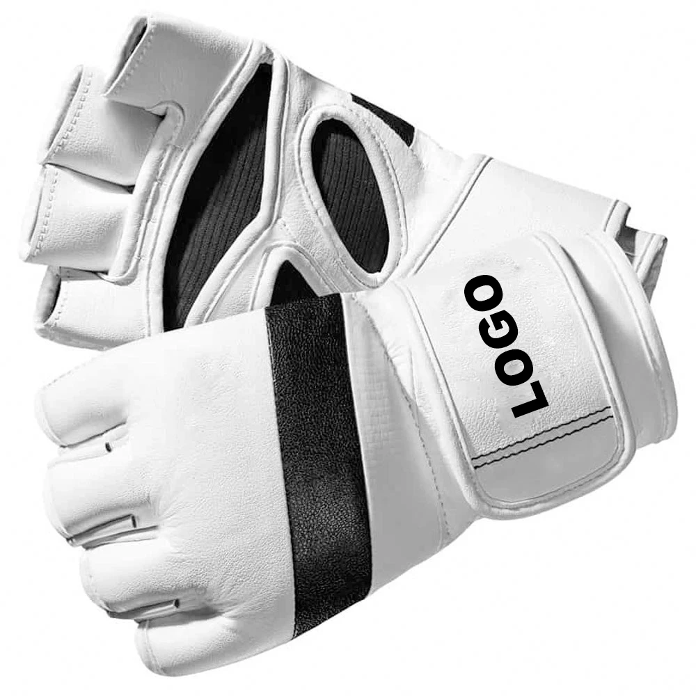 OEM Leather and Cowhide MMA Sparring Gloves for Adults Kickboxing and Combat Sports Training Mixed Martial Arts Punching