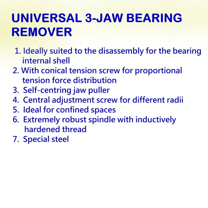HUB PULLER AND SEPARATOR 4 HOLES