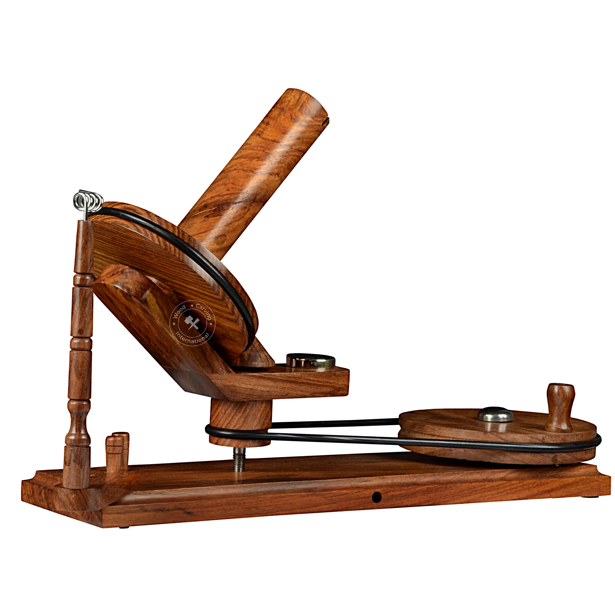 Sewing Portable Hand-operated Wooden Yarn Ball Winder with Table Clamp for Knitting & Crochet Accessory Collection