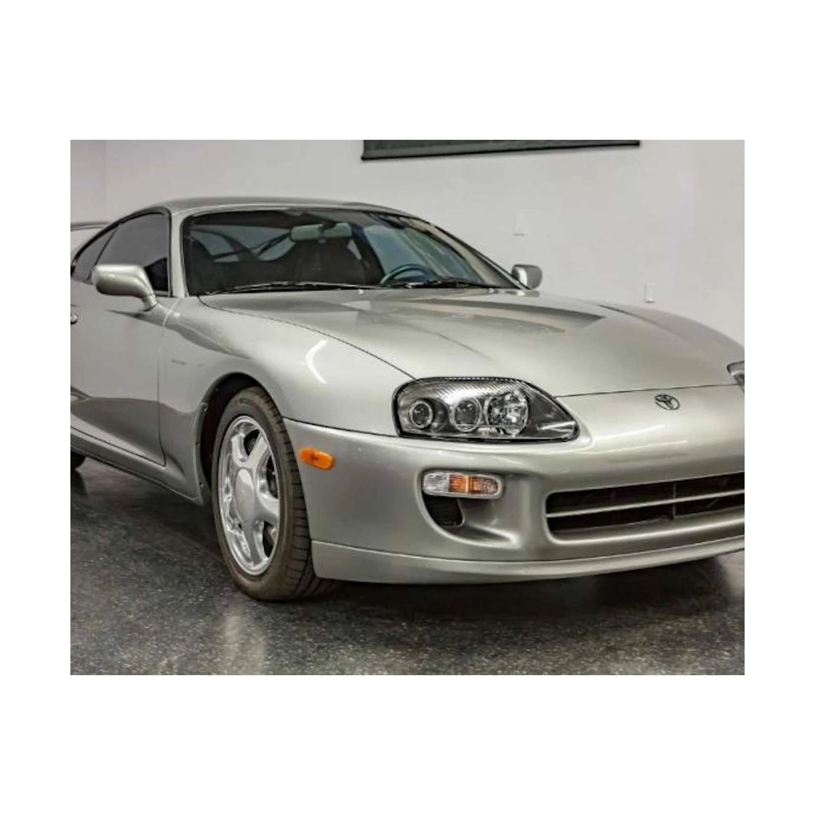 For Toyota supra mk4 Carbon Fiber Aero Full Kit Front bumper lip side skirts diffuser spoiler