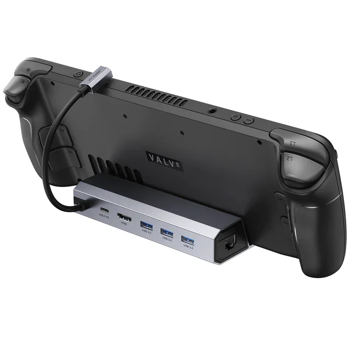 JSAUX обновленная 6 в 1 Паровая колода аксессуары док-станция USB C док-станция для паровой колоды