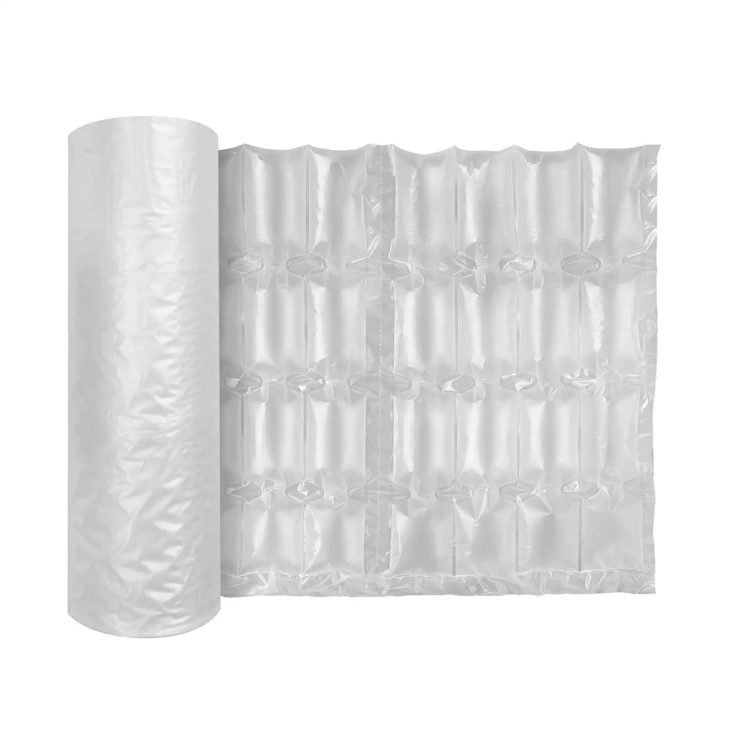Air Bubble Column Packaging Wrapping Roll Sheet Wholesale Inflatable Packing PE & PA Cushion Film Shock Resistant