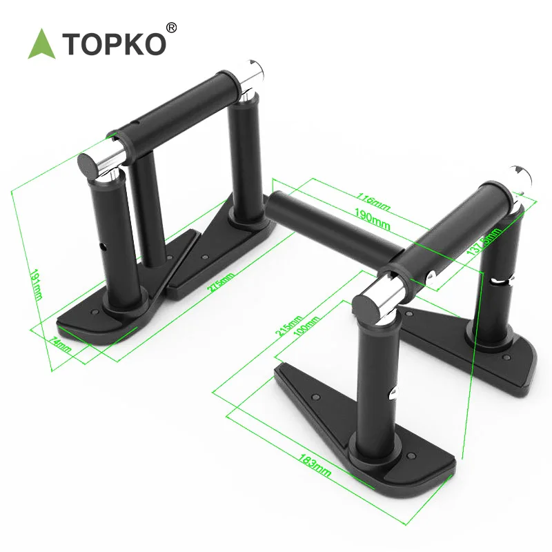 TOPKO Multifunctional Push-Up Rack Strength Training Push Up Stand Bar Fitness Training Muscle Training Device Push-Up Bar