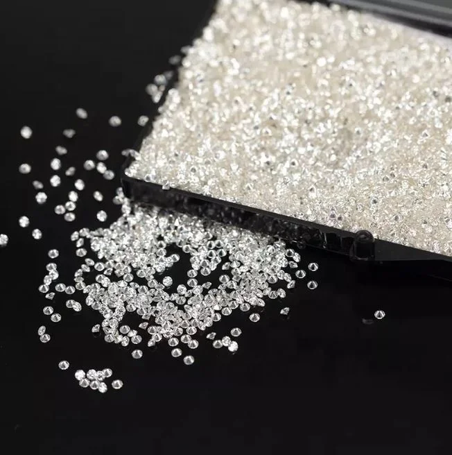 Loose Natura Diamond LAB CVD HPHT DIAMOND Stone F/G Color VVS1 VVS2 1.50-1.8mm White Real Diamonds From India