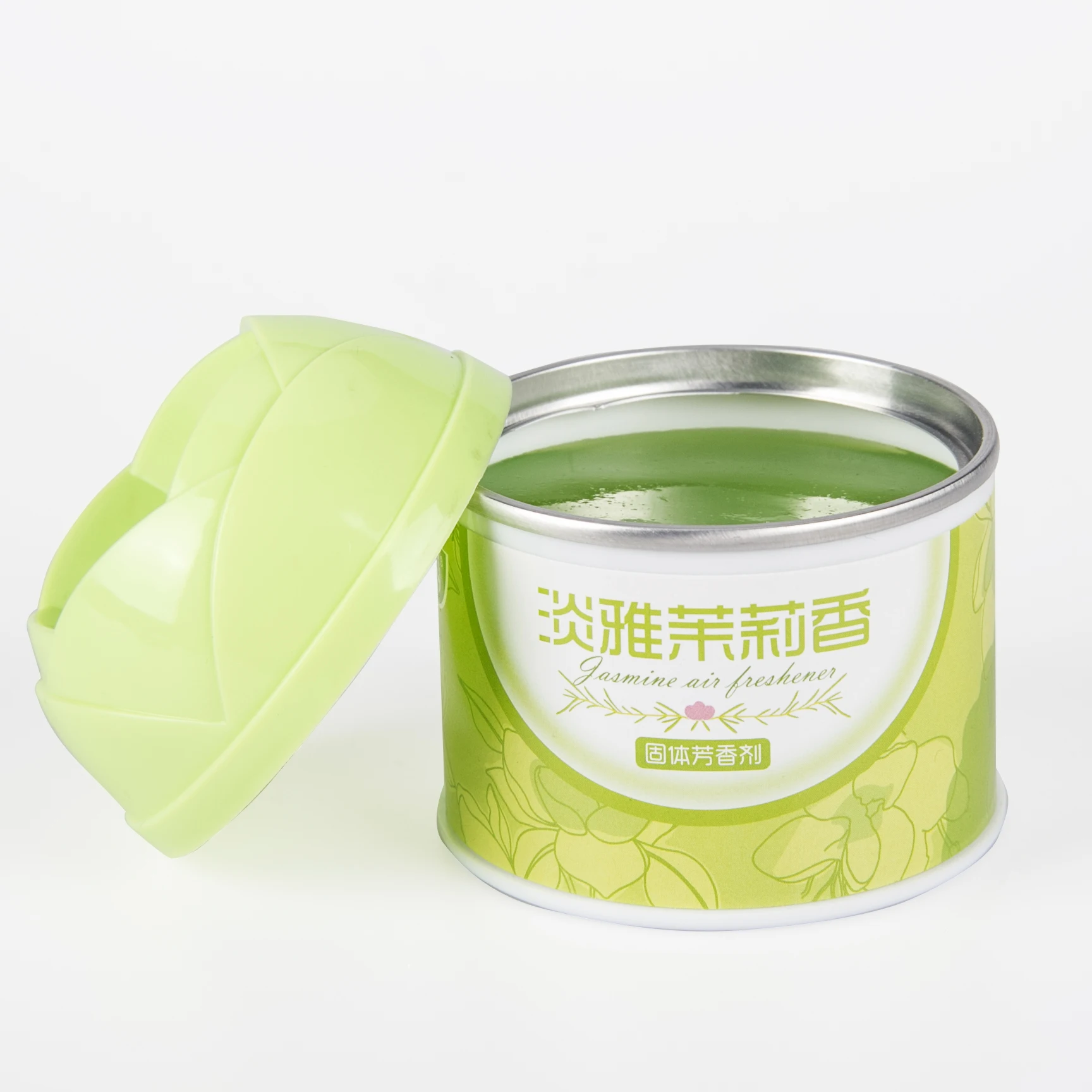 Factory Wholesale 105g Jasmine Flower deodorization gel fragrance bathroom bad odor removal air fragrance gel