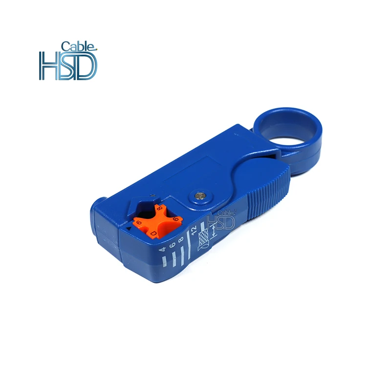 Hot Sale Networking Tools Cable Cutter Stripper for Coaxial Cable RG59 RG6 Automatic Cable Wire Stripper