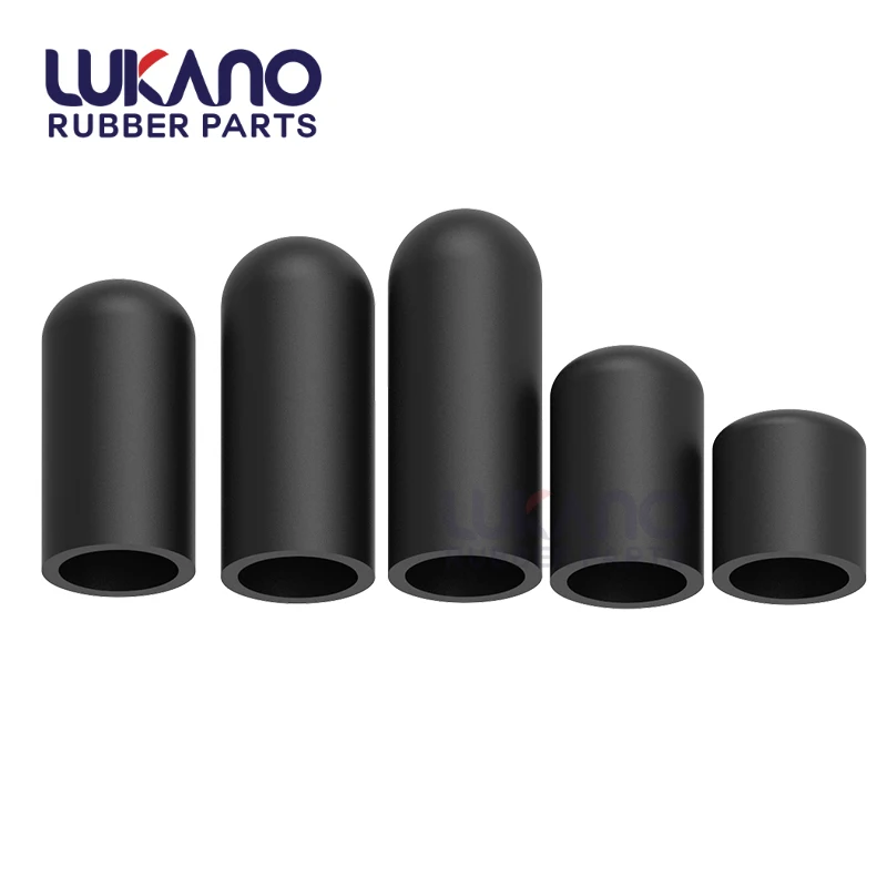 Flexible Nitrile rubber high temperature resistant rubber vacuum caps hose plugs