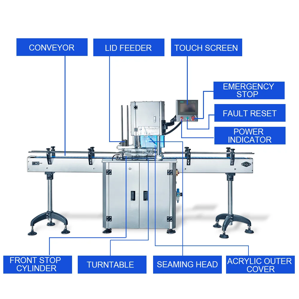Машина для запечатывания консервных банок, полностью автоматическая машина для Запечатывания Банок, цена