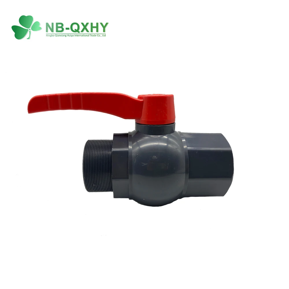 China Factory Free Sample Socket/Thread 1/2 to 4 Inch PVC Plastic Octagonal Ball Valve