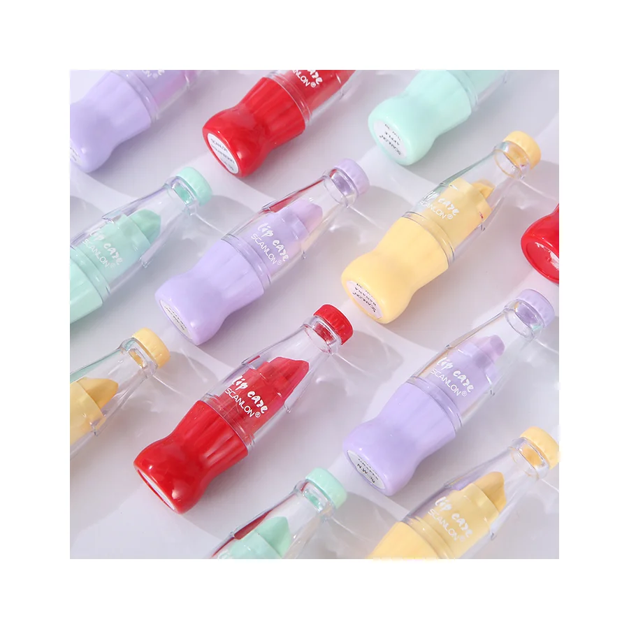 Wholesale Cute Mini Fruit Lip Balm Private Label Custom Logo Vegan Soft Moisturizing Lip Balm Tinted