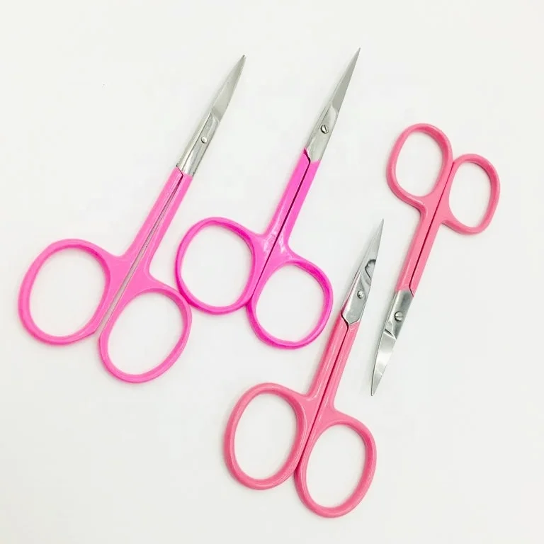 Wholesale Cuticle Scissors Professional Finger Nail Beauty Scissors Stainless Steel Silver Nail Mini Scissors Sustainable