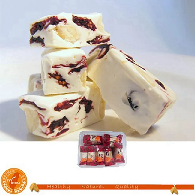 Ivy House Mandorlato Honey Nut Milk Candy Desert Biscuit Gummy Cranberry Nougat