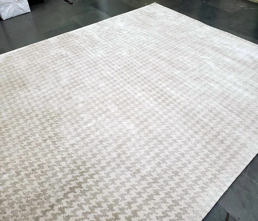 CUSTOMIZED HAND-TUFT SILK CARPET DESIGNER RUGS