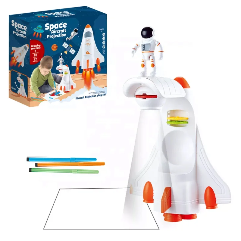 2024 New Arrival Children Smart Projector Sketcher Drawing Projector for Kids Tracing and Drawing Projector Toy with 18 Stencils