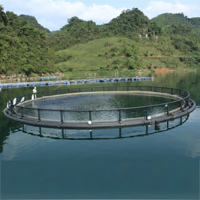Wholesale Fish Aquaculture Farm Equipment Floating Cage Fish Breeding Cages Made In Vietnam Manufacturer
