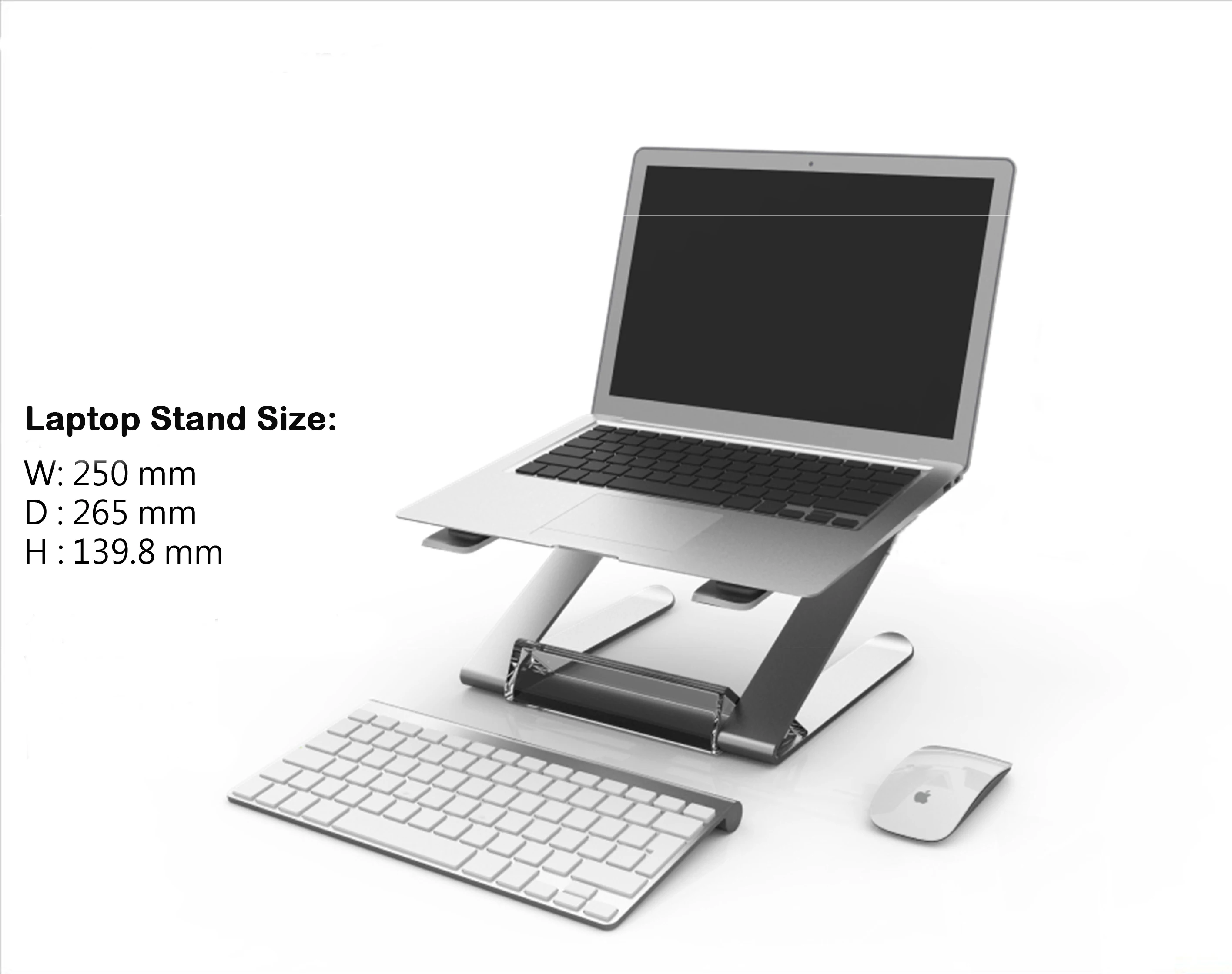 Latest Laptop Computer Z-Stand, Portable Notebook Computer Stand, Aluminum Laptop Stand
