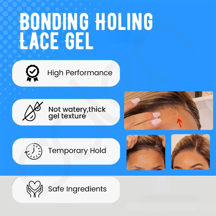 Wholesale OEM Easy Application Wigs Holding Gel 30ML Bonding Glue Hair Gel Waterproof Bond Gel