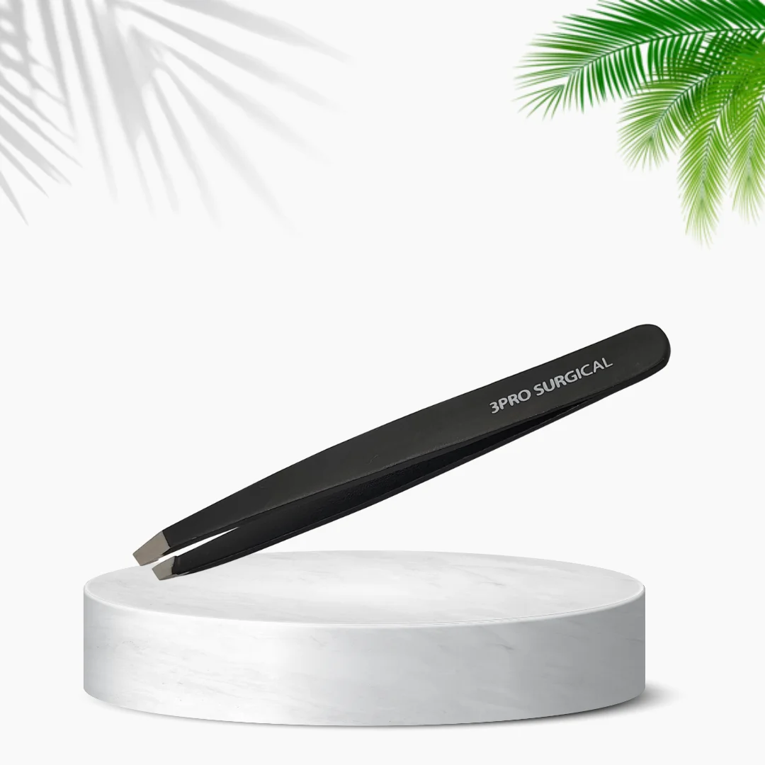 Professional Quality Eyebrow Tweezers RED TP 11-9