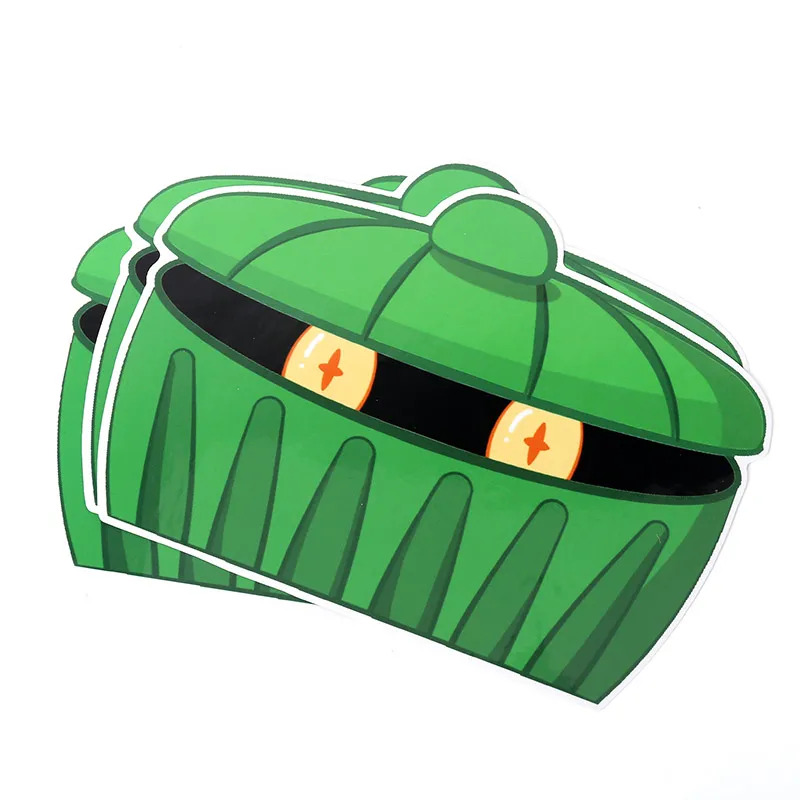 Vograce Accept Customized Printing Kawaii Cartoon Anime Journaling Decorative Die Cut Adhesive Vinyl Sneak Peek Sticker