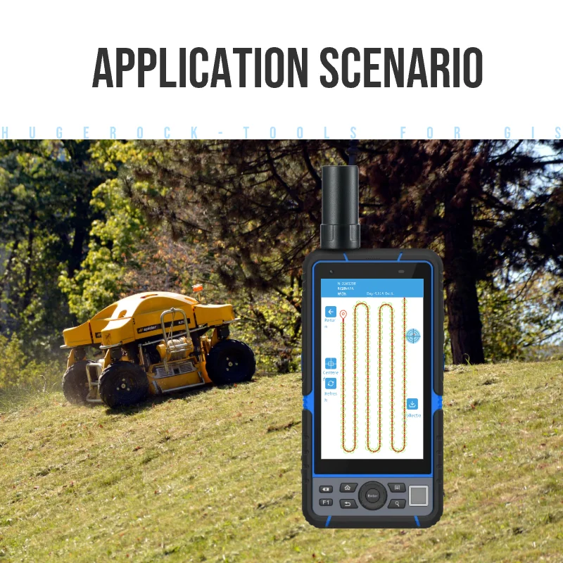 HUGEROCK G60F cors system pda hand held pos terminal android industrial rugged panel gps navigation rtk  antenna