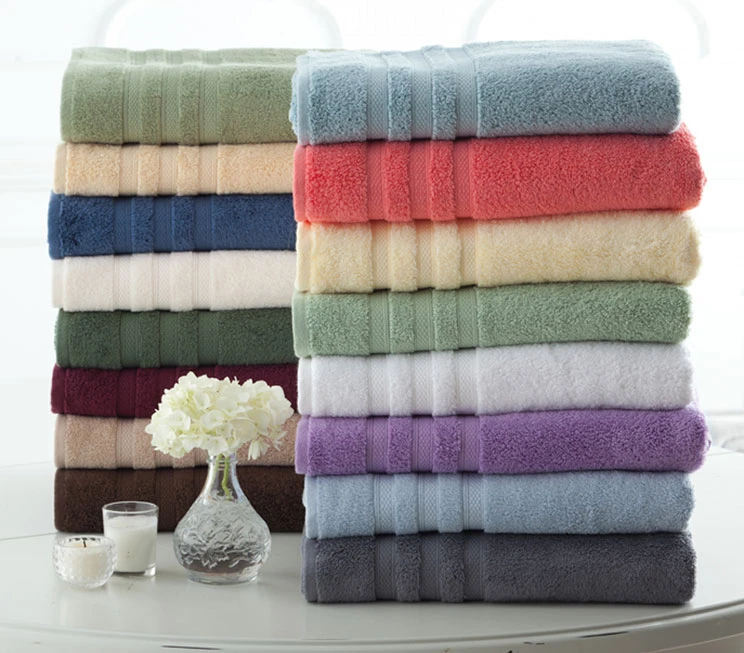 Wholesale Top Selling  Luxury 100 % Cotton Towel Home Use Sustainable / Compressed High Quality Towel Sets Available All Colors