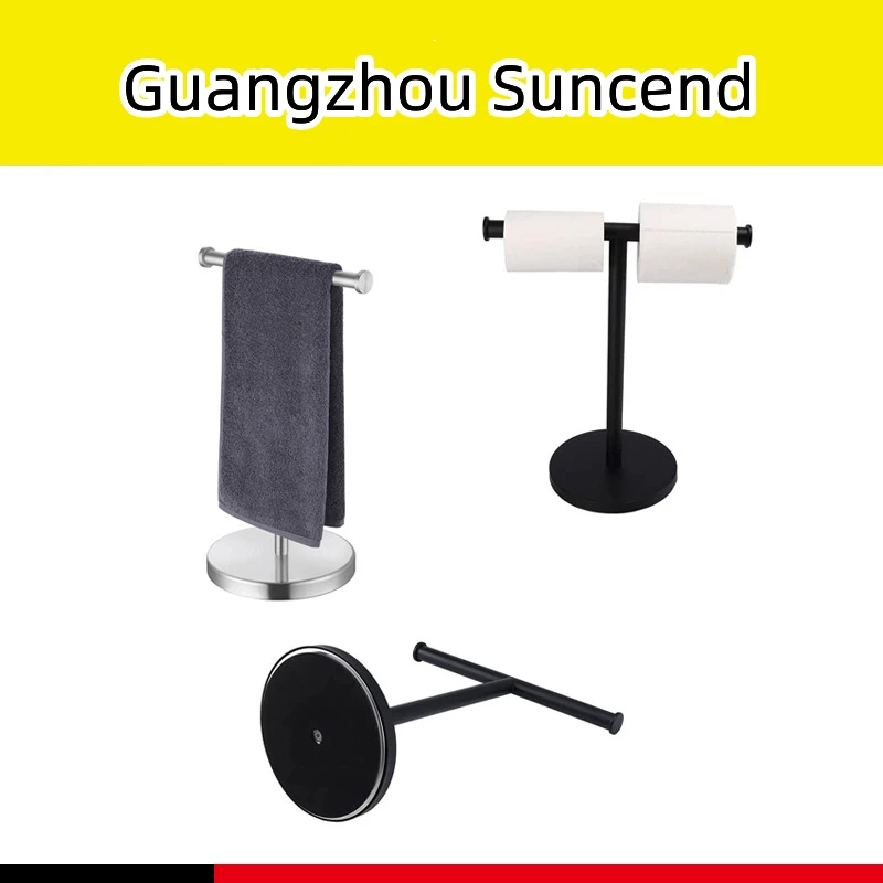 Wholesale Countertop T-Shape Towel Bar Rack Hand Towel Holder Stand