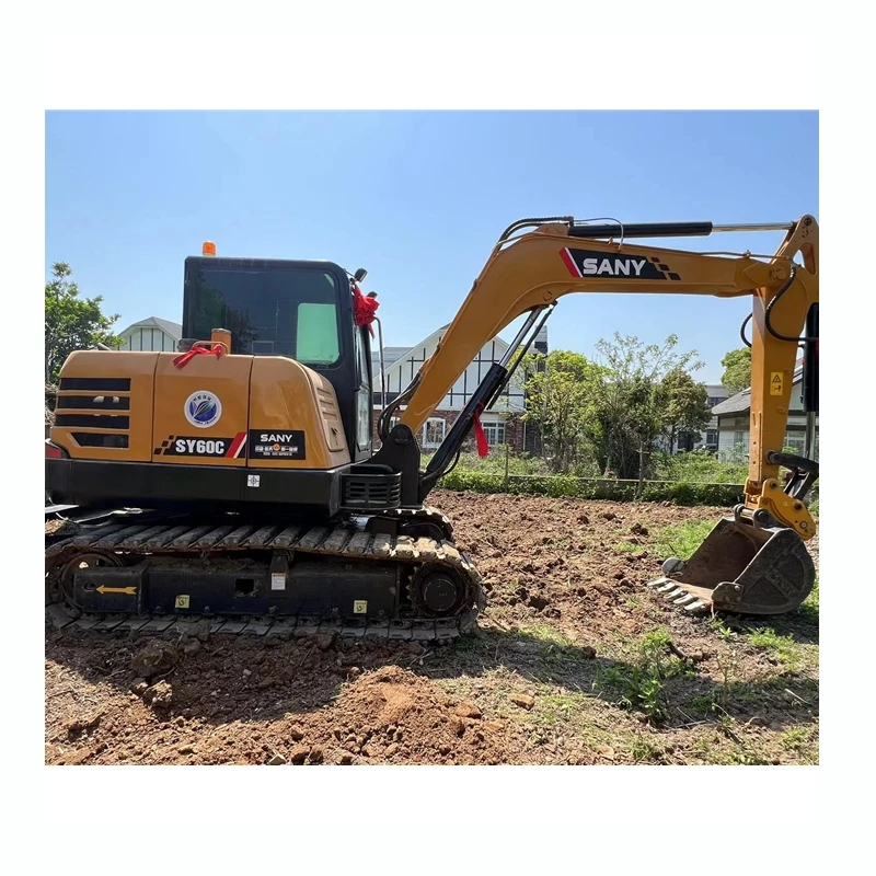 Second Hand Used Sany Hydraulic Sy60 Sy60c Pro Sy60c-10 Sy60c-9 Sy60-9 Excavator Digger With Cheap Price